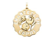 Charm Chantecler Donna Logo Chantecler in Oro giallo 39935 - 39935